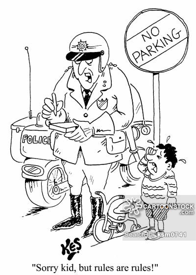 'Sorry kid, but rules are rules!'